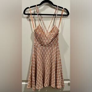 Kimchi Blue Urban Outfitters Crocheted Mini Sundress Size XS Strappy Summer Boho